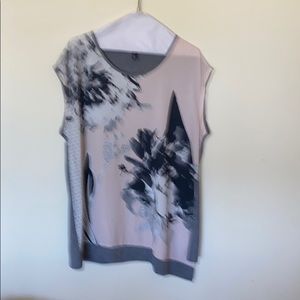 Long tall sally multicolor sleeveless top medium